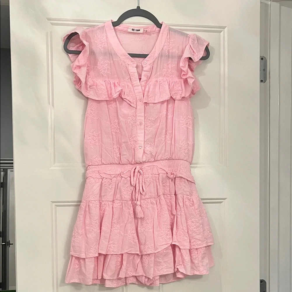 Pink Ruffled Dress - Picture 1 of 3